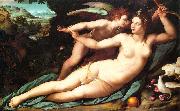 Alessandro Allori Venus and Cupid painting